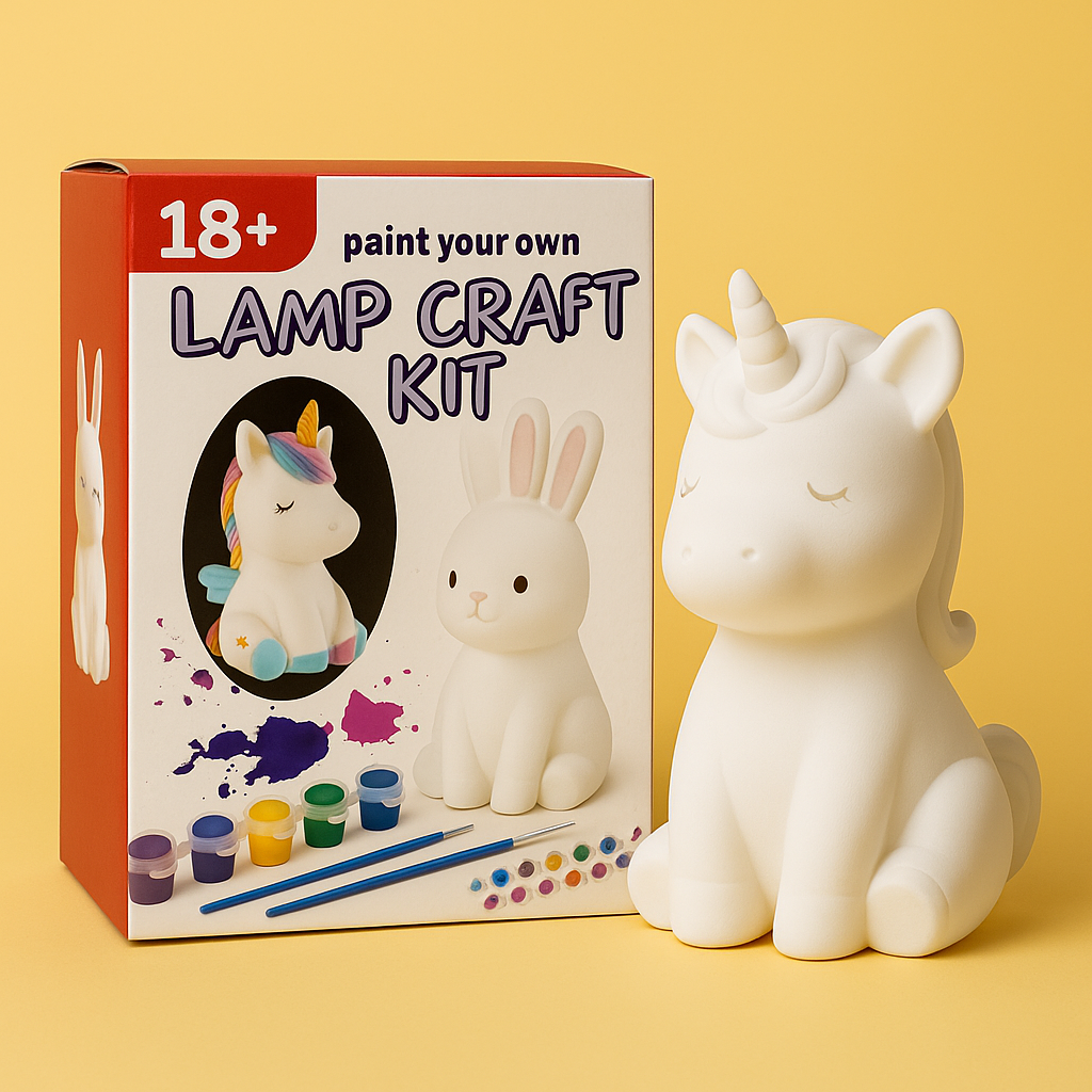 GlowPal: Paint-Your-Own Lamp Kit